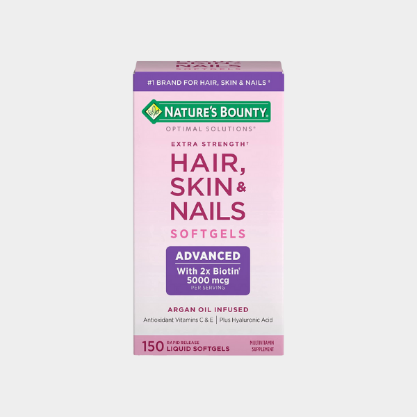 Untitled-design-58.png Nature's Bounty Hair, Skin & Nails Rapid Release Softgels - Image 1