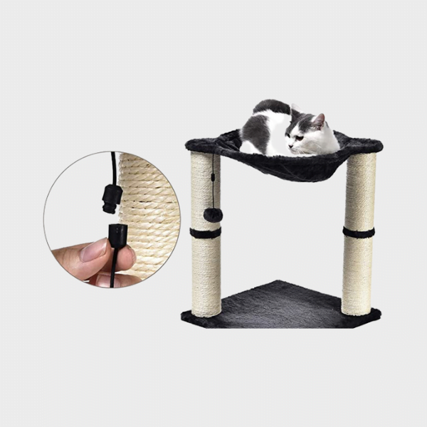 cat-furniture-3-1.png Cat Tower with Hammock - Image 1