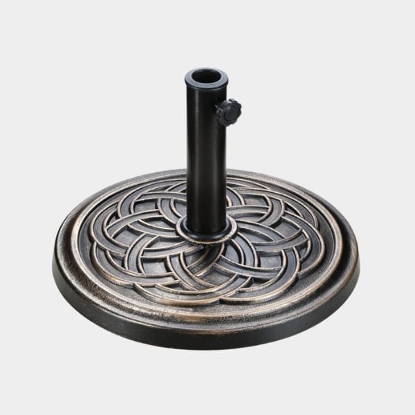 lawn-5.jpg Simple Deluxe 17.72" 24.2 lbs Market Heavy Duty Umbrella Round Stand Base for Patio - Image 1